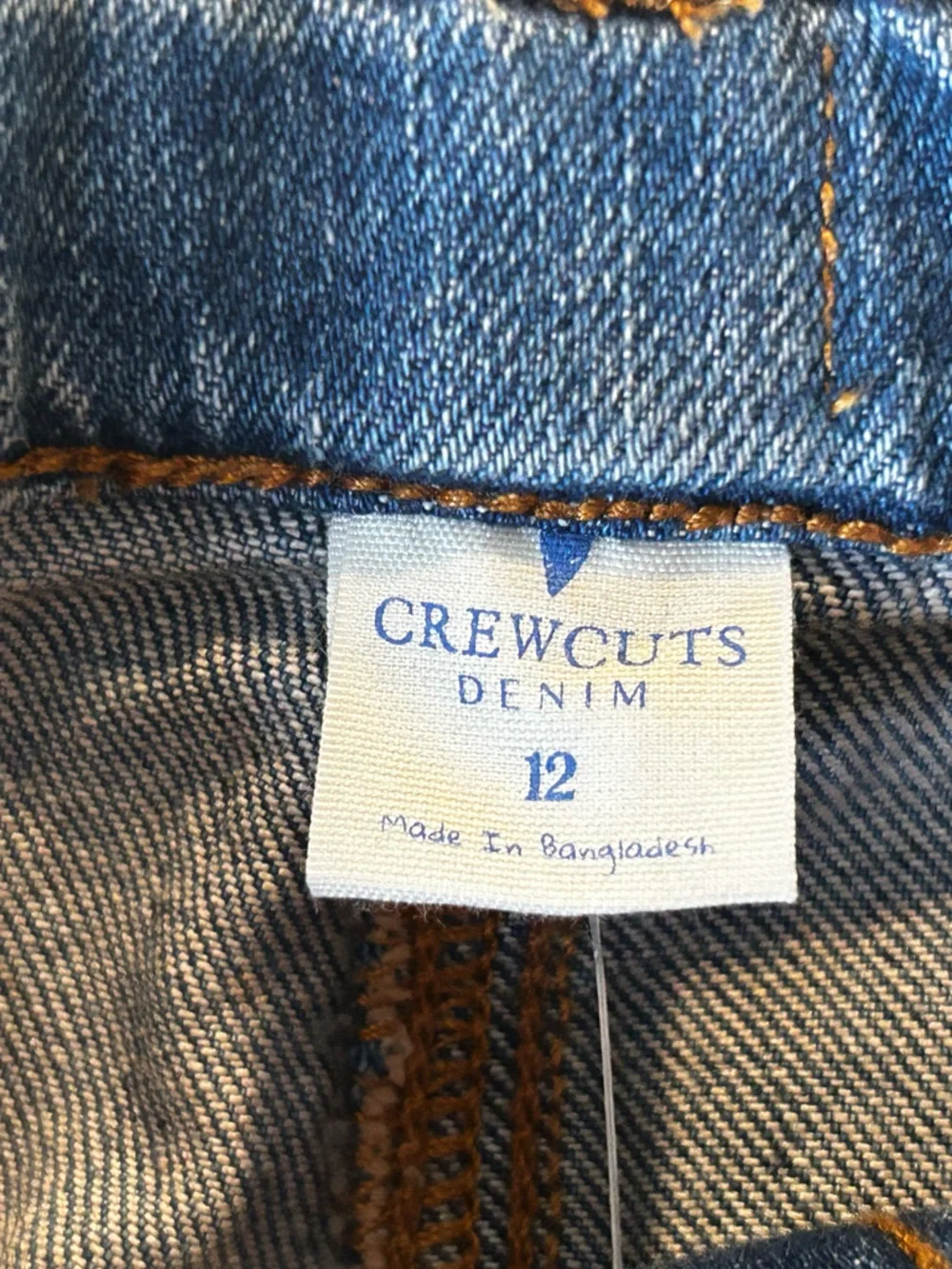 Crewcuts J.Crew Denim Skirt Girls Size 12 NWT Button Front Classic Wash